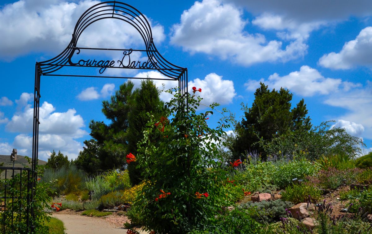 Beautiful scenery at the Jefferson County Courage Garden